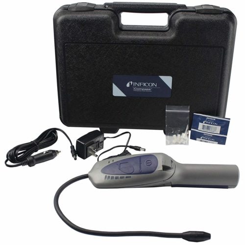 Inficon Compass Refrigerant Leak Detector heated diode sensor HVACR service tool