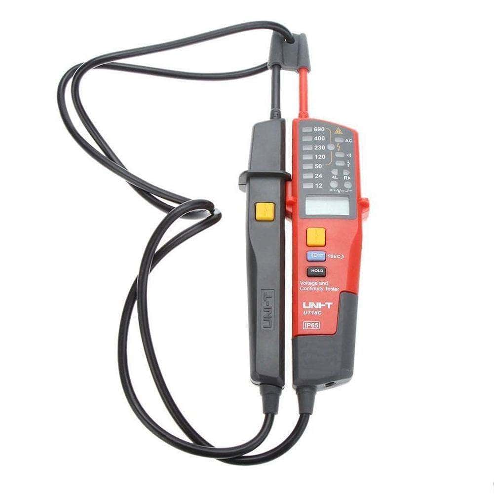 Uni T UT18C Voltage and Continuity Tester handheld electrical meter RCD phase rotation testing tool