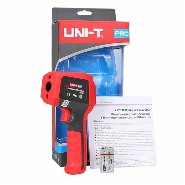 Uni T UT309C Professional Dual Laser Infrared Thermometer temperature gun industrial HVAC measurement tool