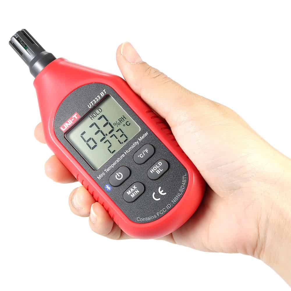 Uni T UT333BT Mini Temperature Humidity Meter Bluetooth handheld digital sensor