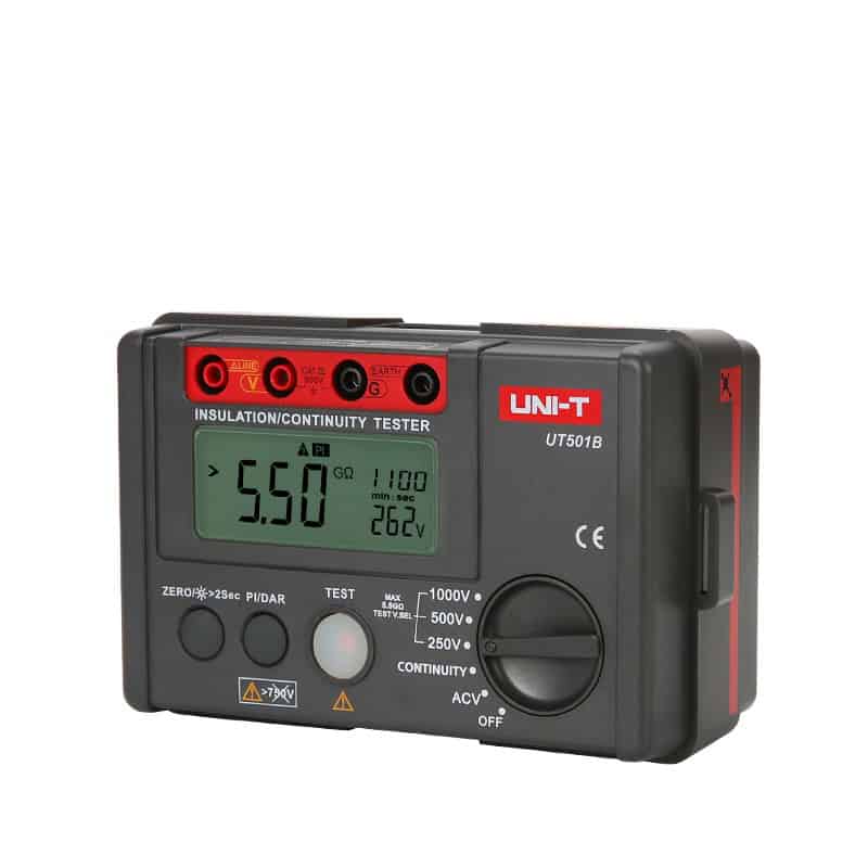 Uni T UT501B 1000V Insulation Resistance Tester DAR PI Functions electrical diagnostic tool