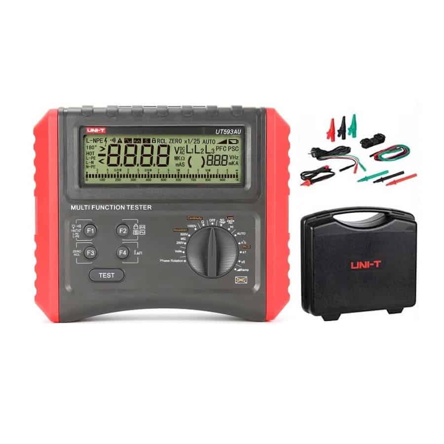 Uni T UT593AU Multifunction RCD Loop Tester electrical safety insulation resistance meter