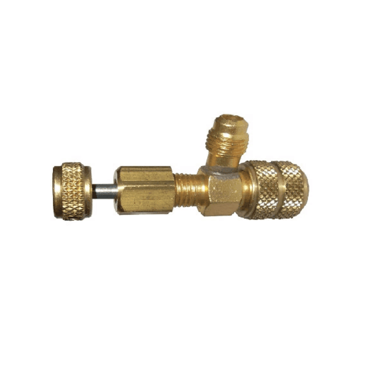 CD CD2070 1/4 SAE Core Depressor brass HVAC refrigeration service tool charging recovery accessory