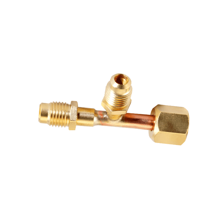 CD CD9601 1/4 Inch Access Tee Male on Branch copper fitting HVAC refrigeration service part