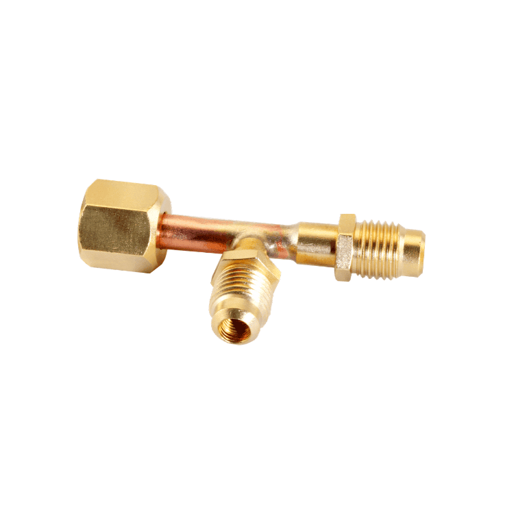 CD CD9601 1/4 Inch Access Tee Male on Branch copper fitting HVAC refrigeration service part