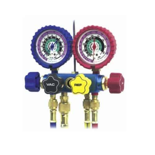 Imperial 681CKPSC 4 Valve Manifold R134A refrigeration tool HVAC service gauge