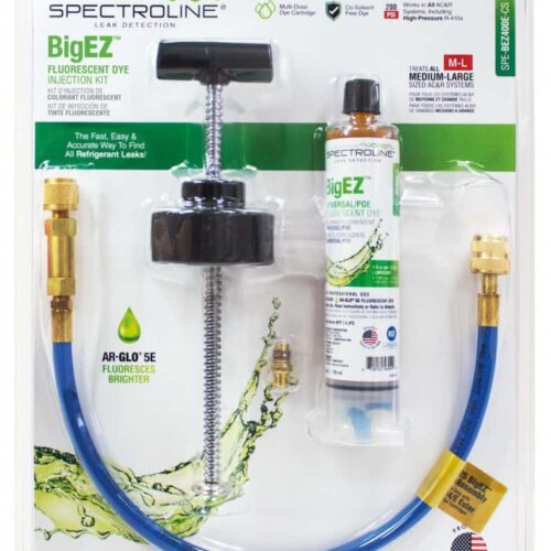 Spectroline BigEZ Injection Kit HVAC leak detection dye injector AC refrigeration service tool