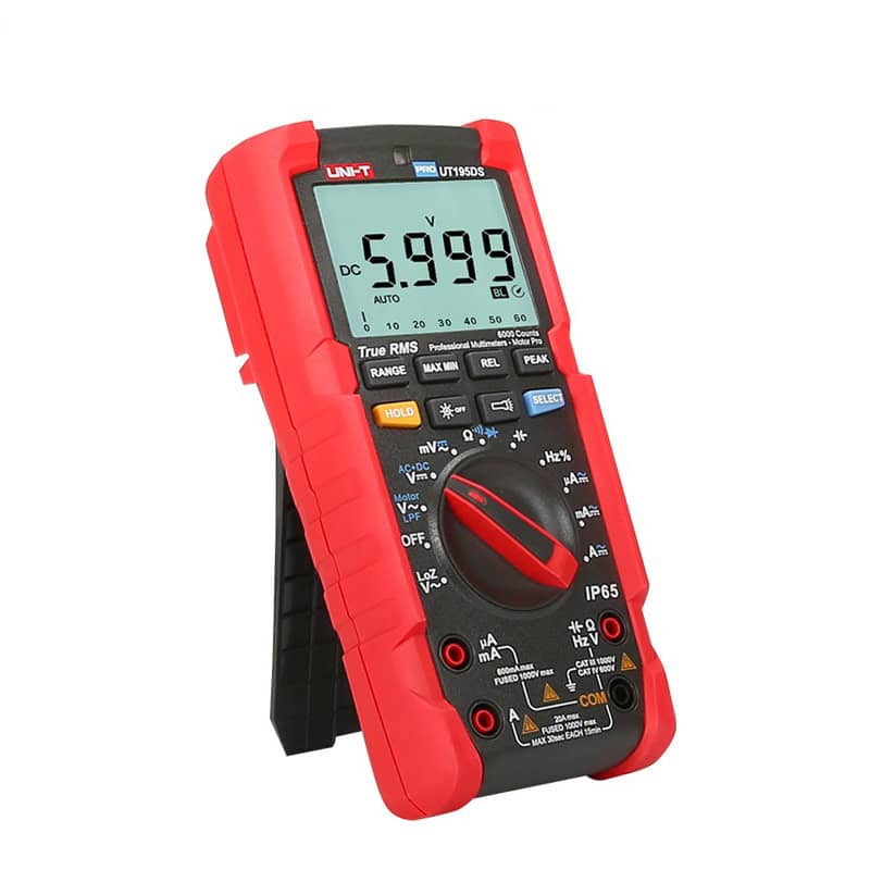 Uni T UT195DS Industrial Digital Multimeter IP65 True RMS electrical test tool professional meter