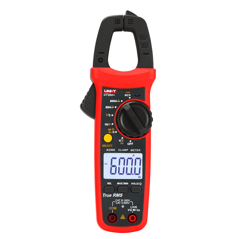 Uni T UT204 plus AC DC Digital Clamp Meter True RMS electrical tester multimeter tool