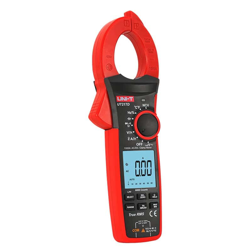 UniT UT208B True RMS Digital Clamp Meter AC DC current voltage temperature tester electrical tool