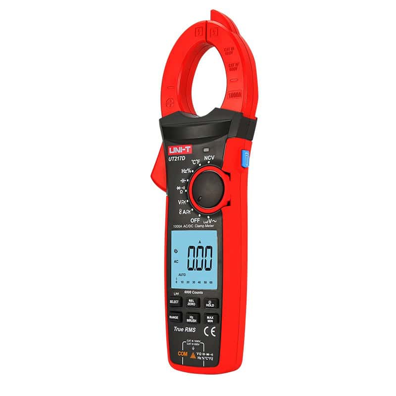 UniT UT208B True RMS Digital Clamp Meter AC DC current voltage temperature tester electrical tool