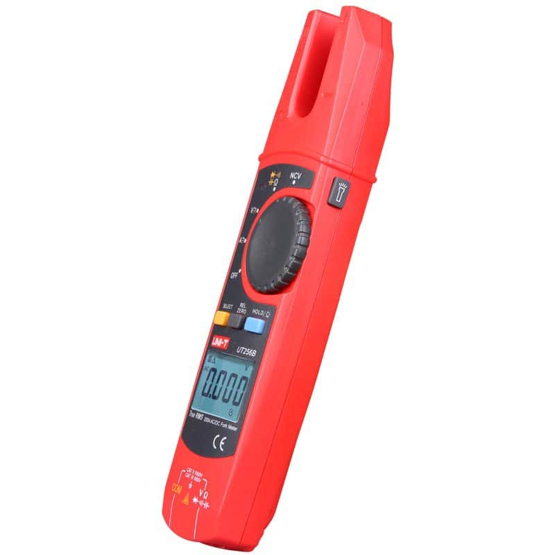 Uni T UT256B Fork Meter AC DC True RMS digital clamp multimeter electrical tester
