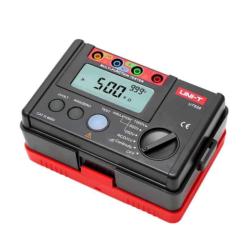 Uni T UT526 Multifunction Insulation and RCD Tester electrical safety testing tool