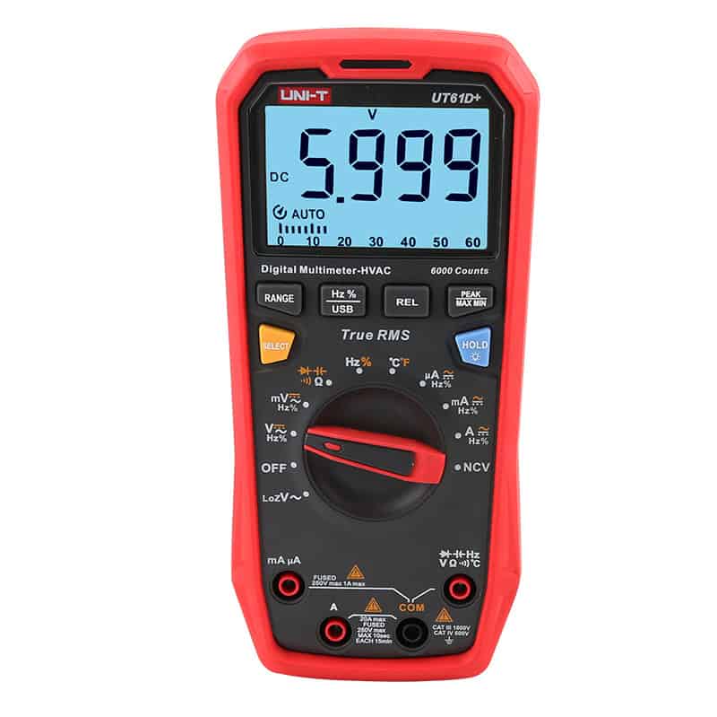 UniT UT61D plus 1000V True RMS Digital Multimeter electrical testing tool volt meter