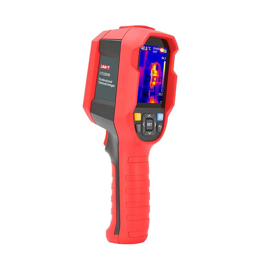 Uni T UTi260B Thermal Imager infrared camera handheld temperature measurement tool HVAC inspection
