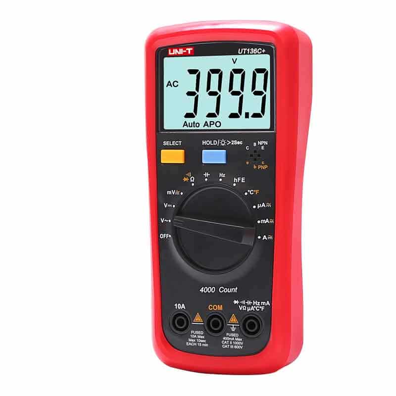 UniT UT136C plus Digital Multimeter electrical tester AC DC voltage current temperature meter