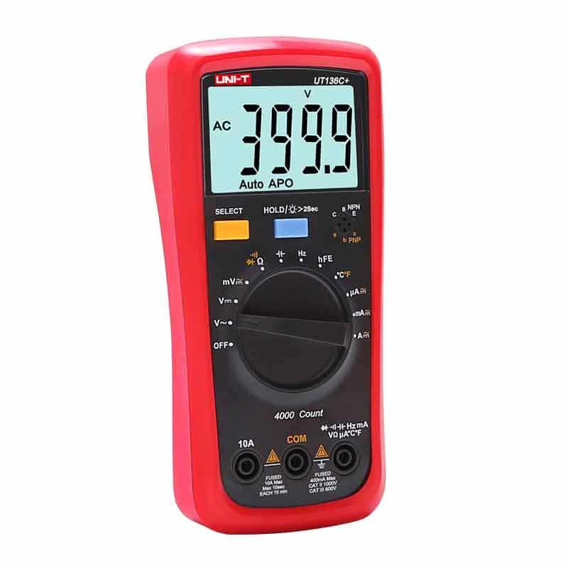 UniT UT136C plus Digital Multimeter electrical tester AC DC voltage current temperature meter