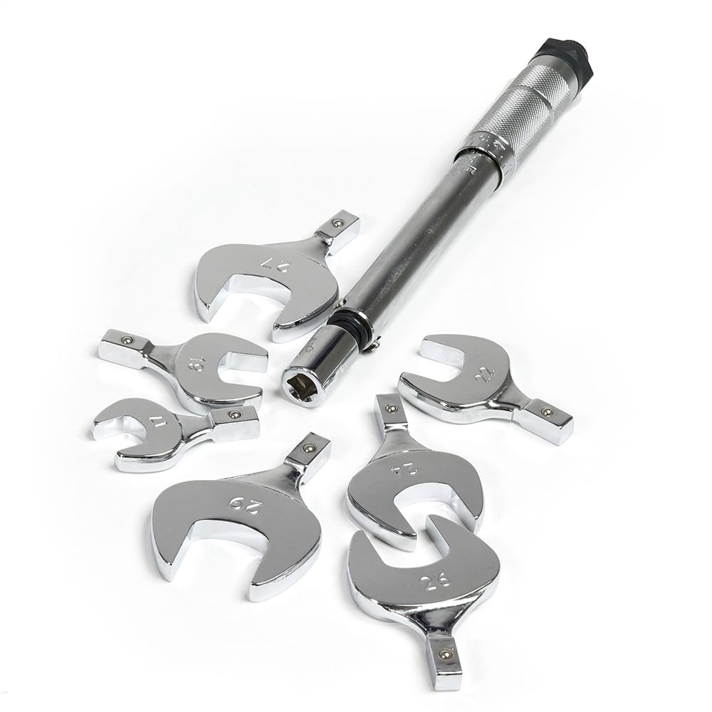 Bradley TW8 Metric Torque Wrench Set 8 piece interchangeable head HVAC refrigeration tool kit