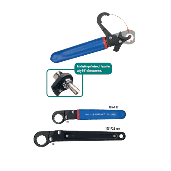 Imperial 195F Kwik Tite Ratchet Wrenches 1