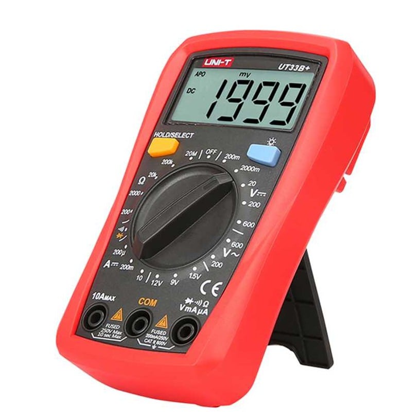 UT33B plus Palm Size Multimeter AC DC Voltage tester digital electrical meter with battery test