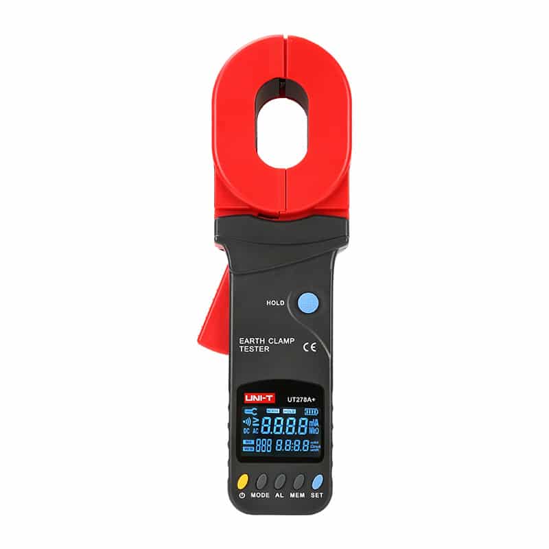 UniT UT278A Plus Clamp Earth Ground Tester digital resistance and leakage current measurement tool