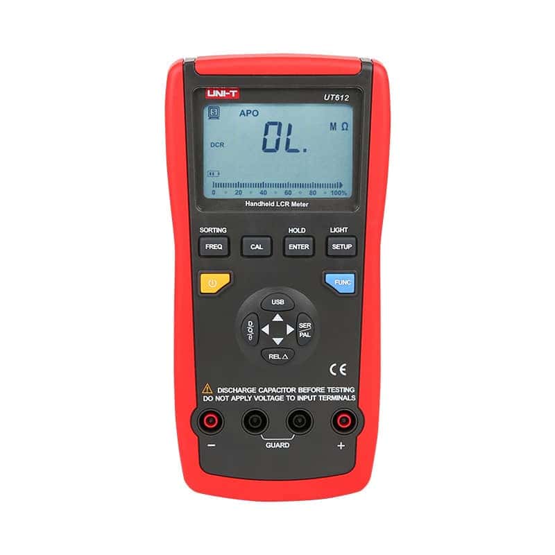 UniT UT612 LCR Meter digital handheld tester for inductance capacitance resistance measurements