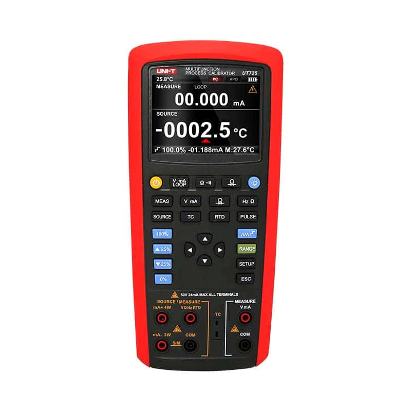 UniT UT725 Multifunction Process Calibrator industrial signal testing and calibration tool