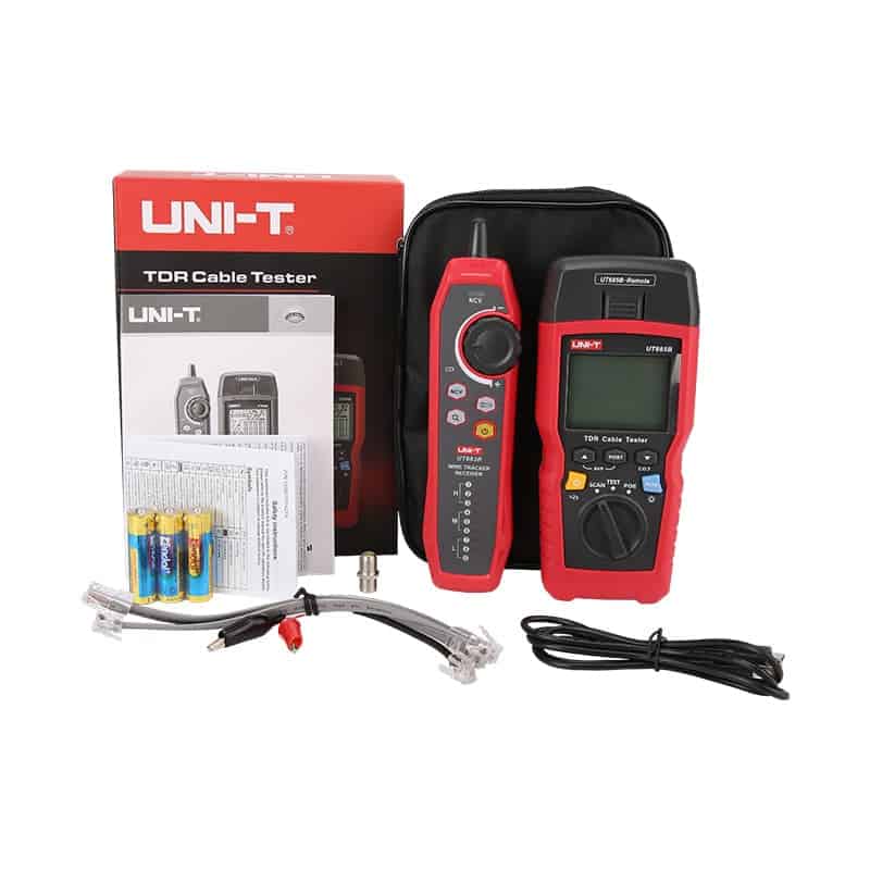 UniT UT685BKIT TDR Cable Tester kit for network fault detection and RJ45 RJ11 coax length measurement