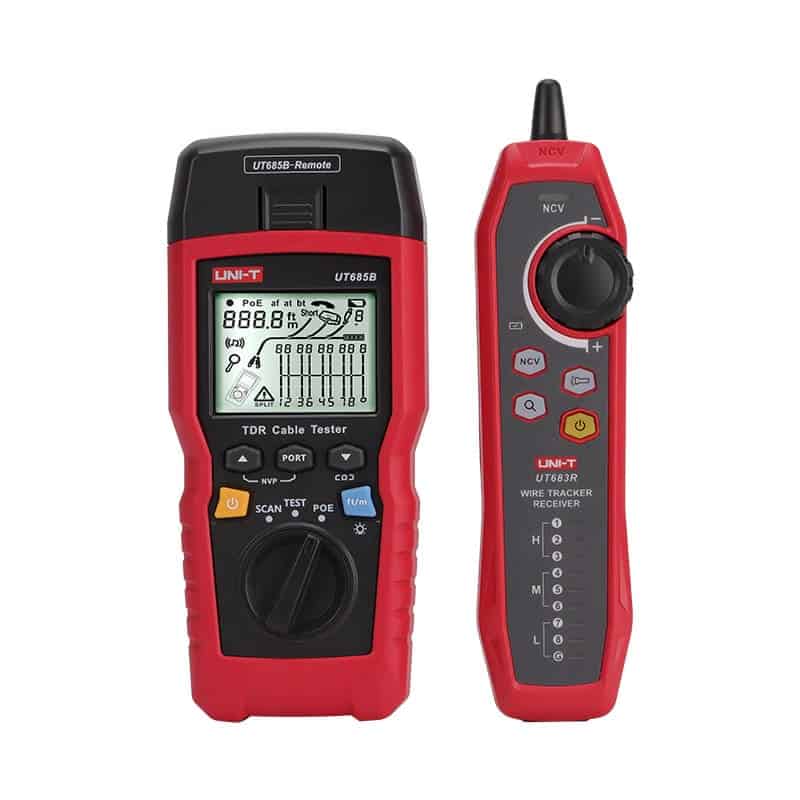 UniT UT685BKIT TDR Cable Tester kit for network fault detection and RJ45 RJ11 coax length measurement