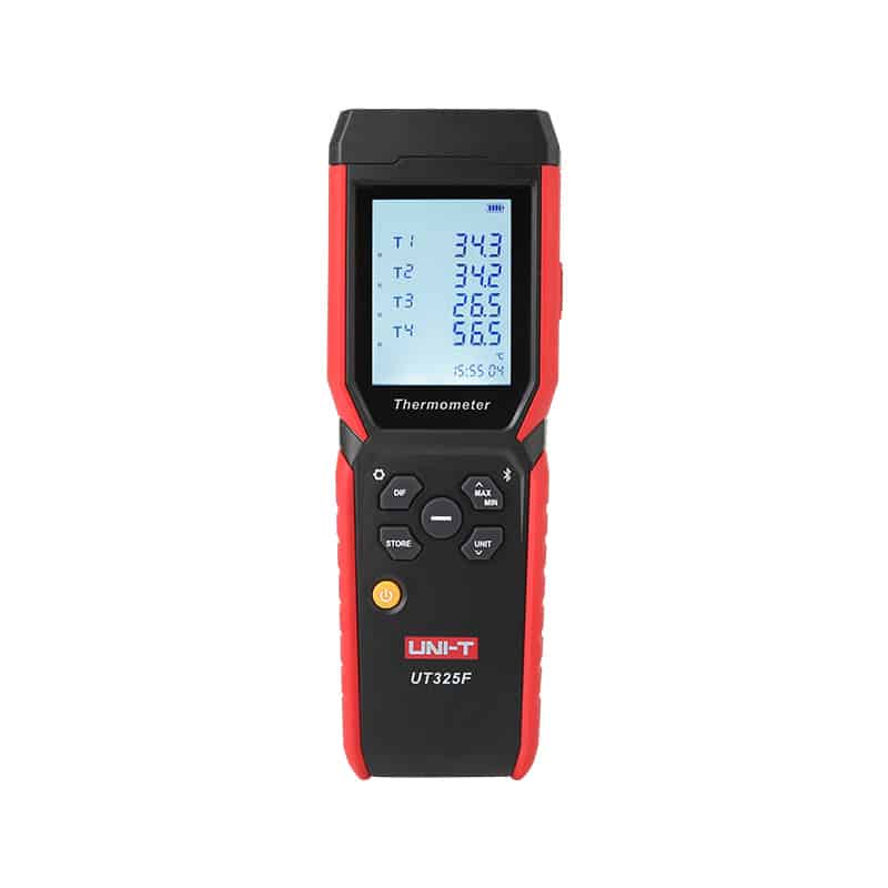 UniT UT325F 4 Channel Thermometer digital temperature monitor for HVAC and industrial testing