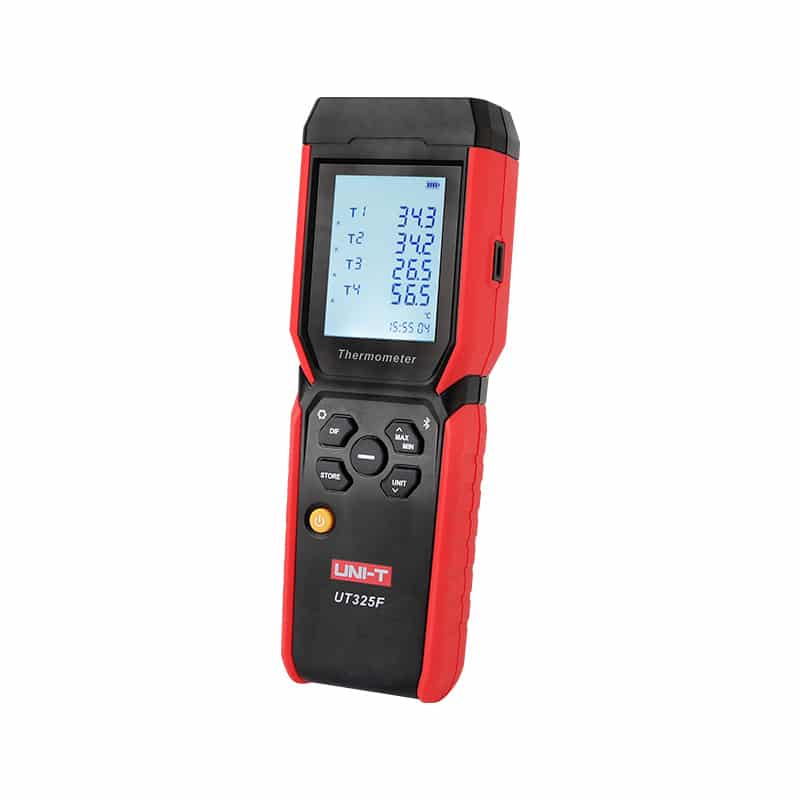 UniT UT325F 4 Channel Thermometer digital temperature monitor for HVAC and industrial testing