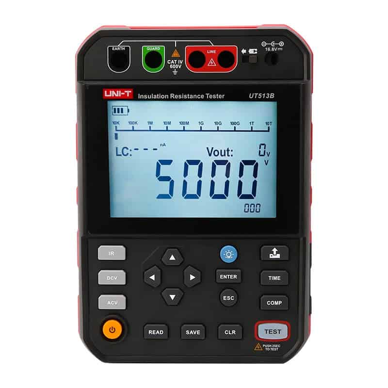 UniT UT513B UT513C 5kV Insulation Resistance Tester high voltage industrial maintenance tool