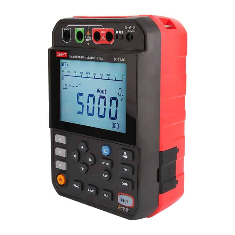 UniT UT513B UT513C 5kV Insulation Resistance Tester high voltage industrial maintenance tool
