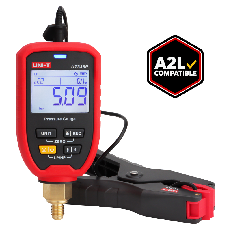 Uni-T UT336P KIT Wireless Pressure Gauge with Temperature Clamp - Image 3