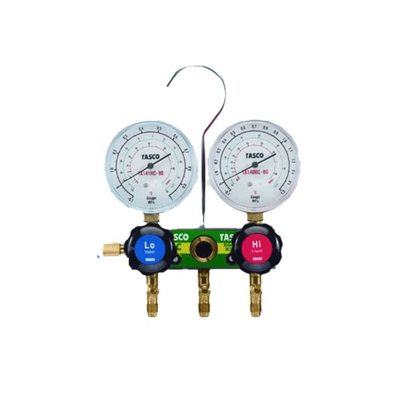 TASCO TA127 R600a / R290 Refrigerant Gauge Manifold Kits
