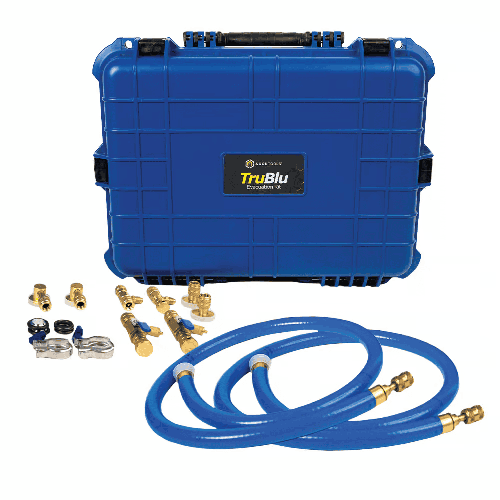 Accutools TruBlu Advanced XLF Evac Kit 3/8 Fixed-End